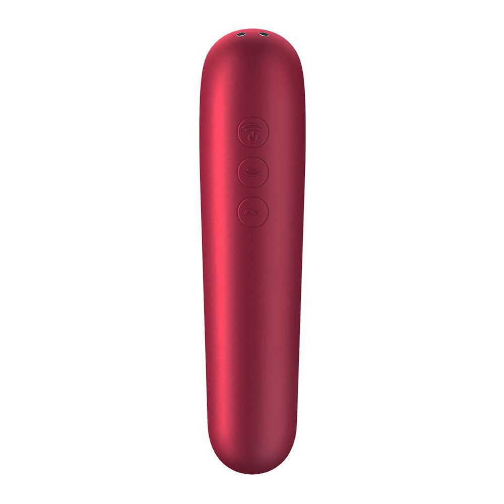 PlayBound UK adult toys & lingerie: satisfyer app enabled dual love clitoral massager red