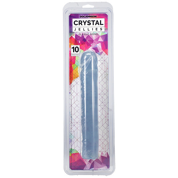PlayBound UK adult toys & lingerie: crystal jellies 10 inch dong clear