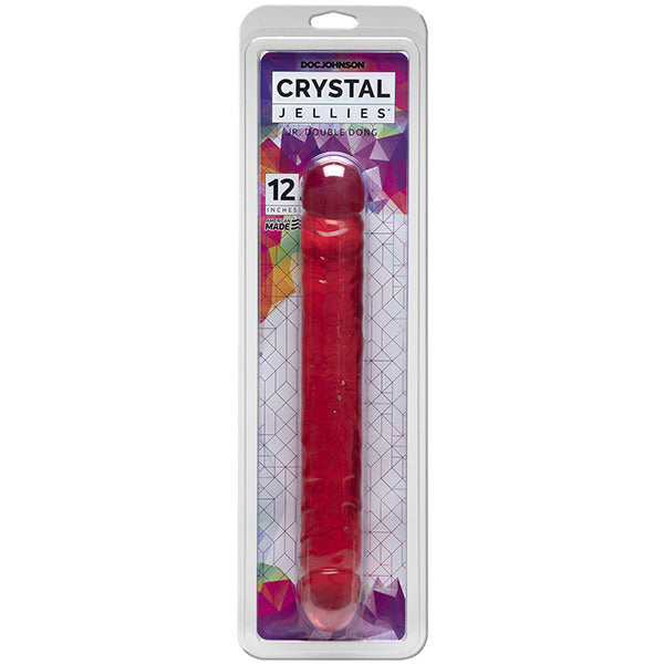 PlayBound UK adult toys & lingerie: crystal jellies 12 inch double dong