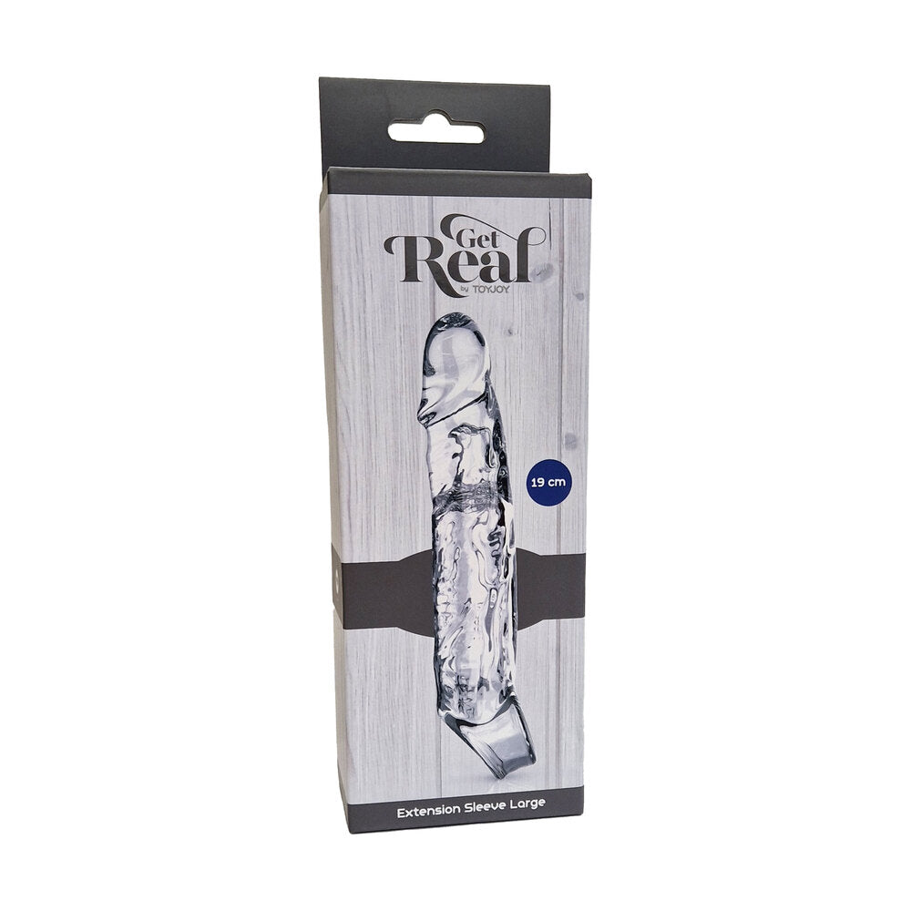 PlayBound UK adult toys & lingerie: toyjoy get real extension sleeve large