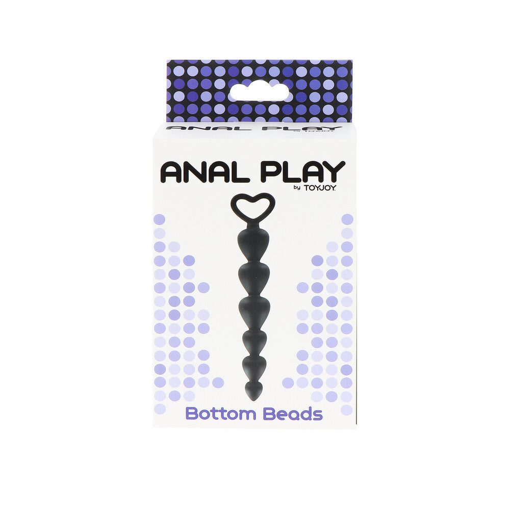 PlayBound UK adult toys & lingerie: toyjoy anal play bottom beads black