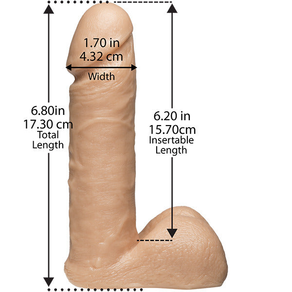 PlayBound UK adult toys & lingerie: vaculock 7 inch realistic cock with ultra harness