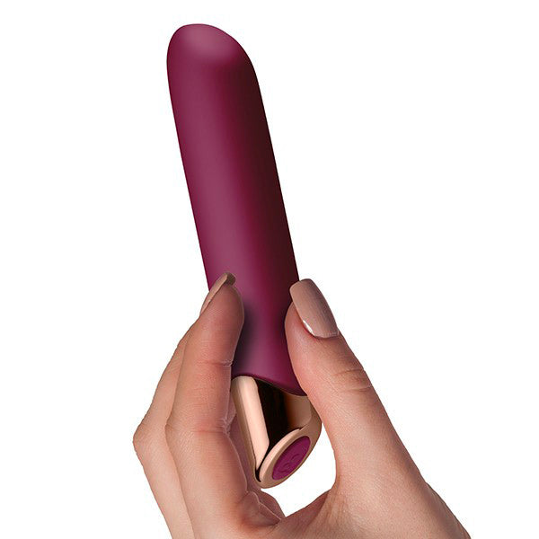 PlayBound UK adult toys & lingerie: rocks off chaiamo burgundy rechargeable vibrator