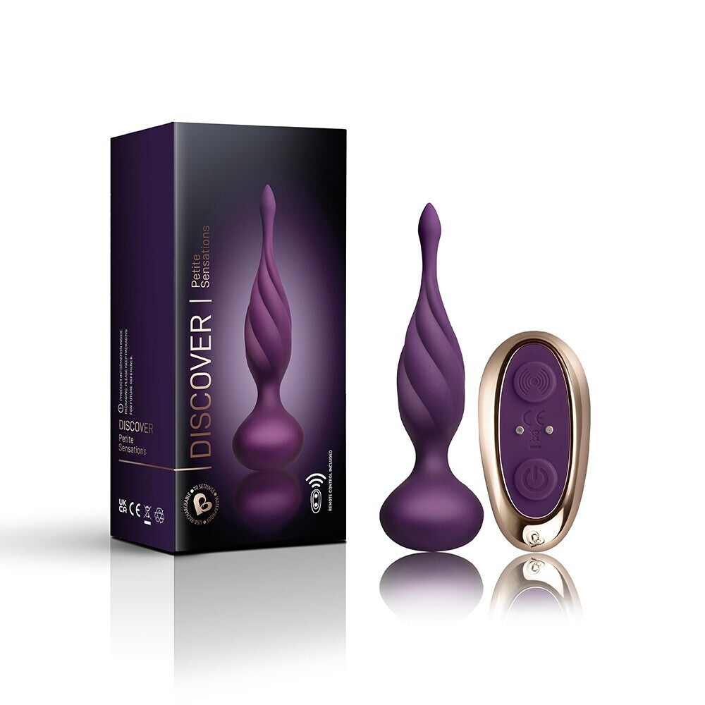 PlayBound UK adult toys & lingerie: rocks off petite sensations discover butt plug purple