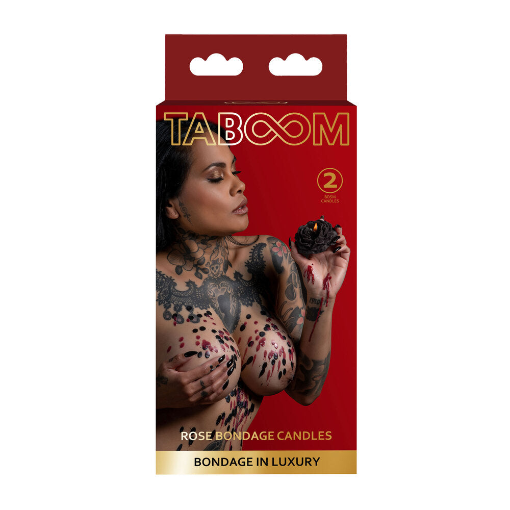 PlayBound UK adult toys & lingerie: taboom 2 rose bondage candles
