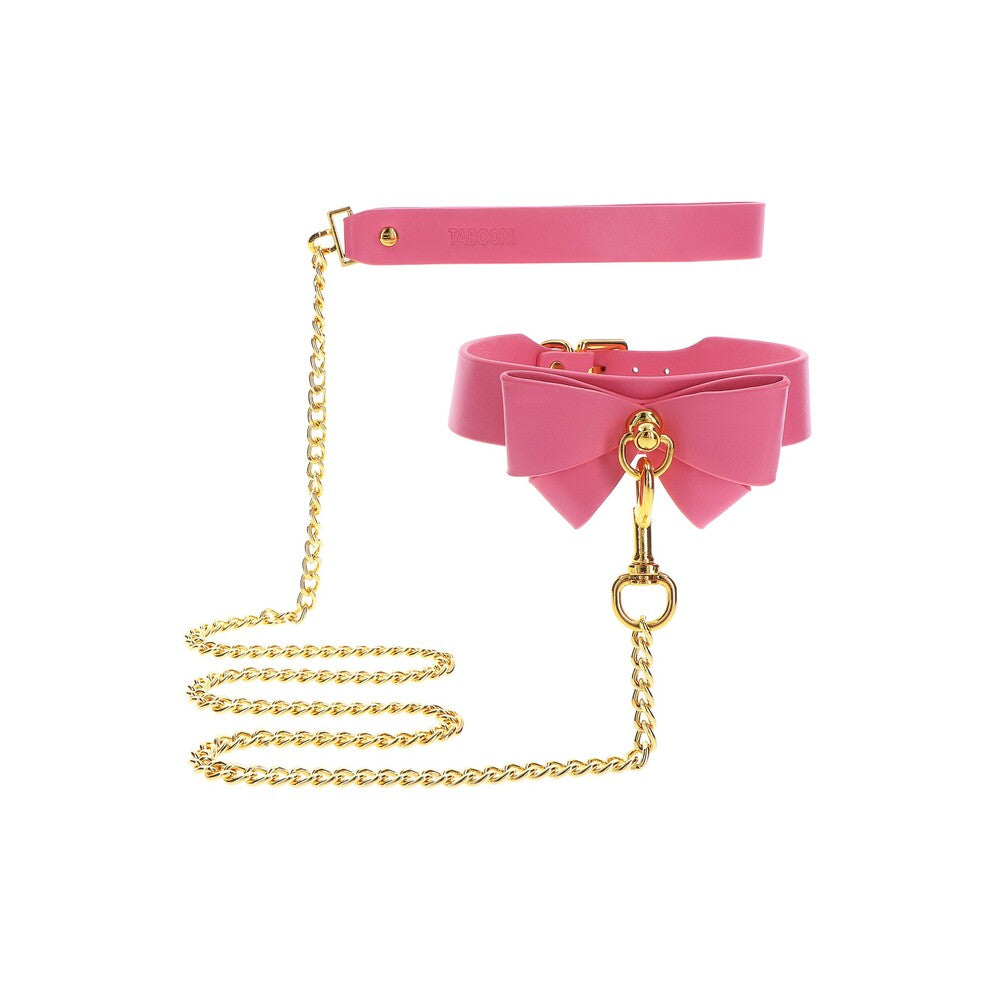 PlayBound UK adult toys & lingerie: taboom malibu bow collar and leash