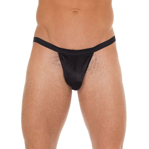 PlayBound UK adult toys & lingerie: mens black gstring with black pouch