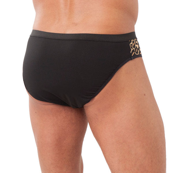 PlayBound UK adult toys & lingerie: mens animal print briefs with zipper