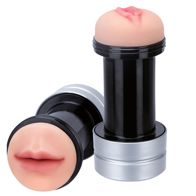 PlayBound UK adult toys & lingerie: realstuff 2 in 1 mouth and vagina hummer masturbator