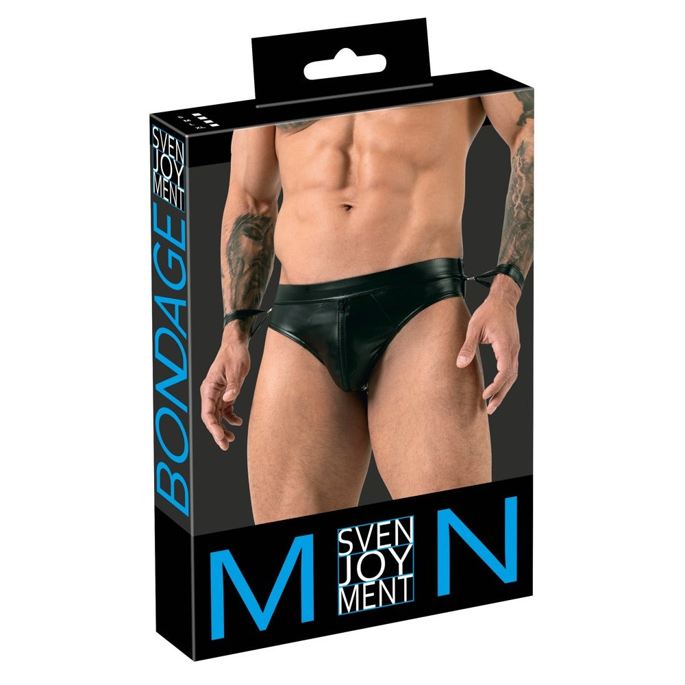 PlayBound UK adult toys & lingerie: svenjoyment jock brief with handcuffs