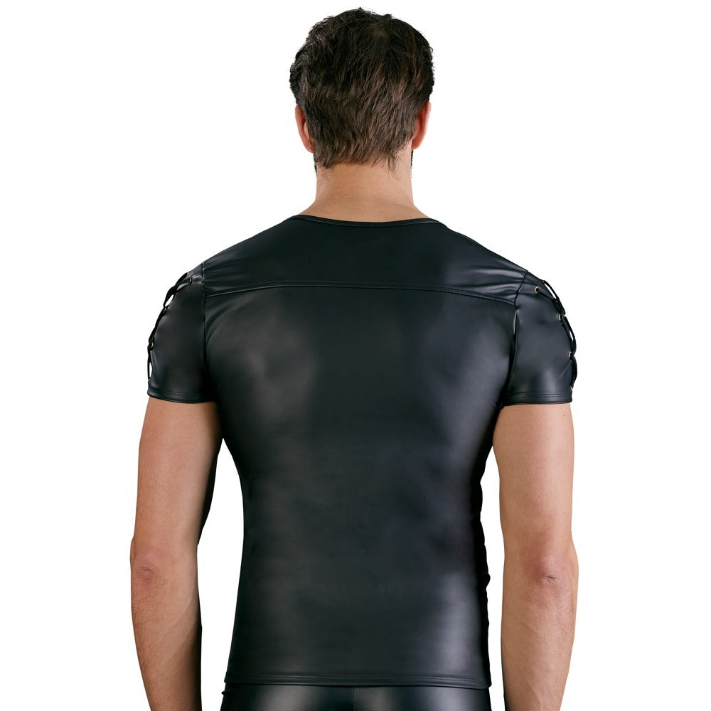 PlayBound UK adult toys & lingerie: nek matt black straight cut shirt