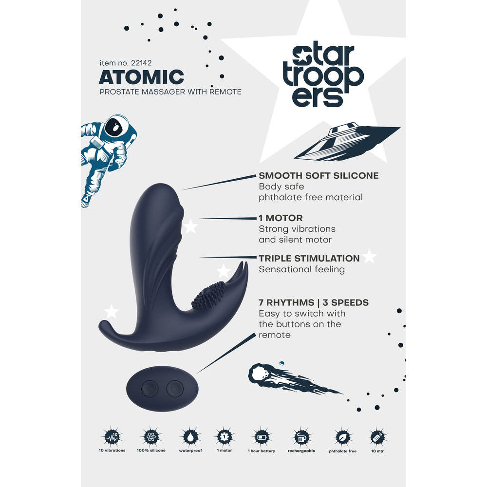 PlayBound UK adult toys & lingerie: startroopers atomic prostate massager