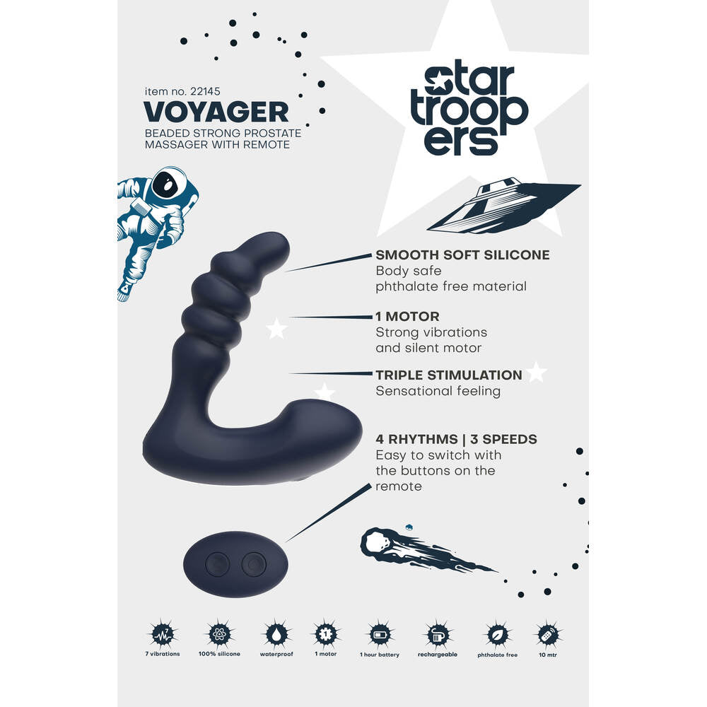 PlayBound UK adult toys & lingerie: startroopers voyager prostate massager