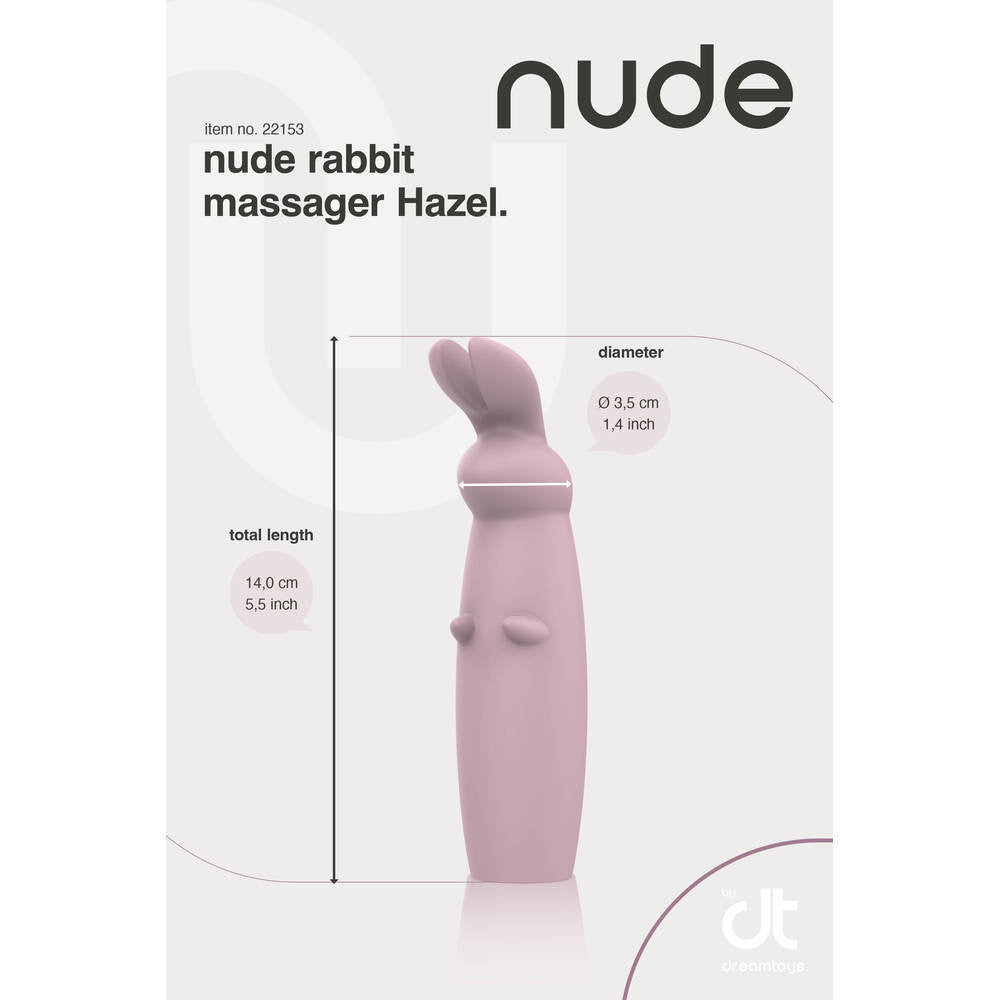 PlayBound UK adult toys & lingerie: nude hazel mini rabbit massager