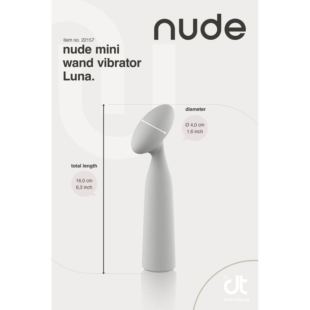 PlayBound UK adult toys & lingerie: nude luna mini wand vibrator