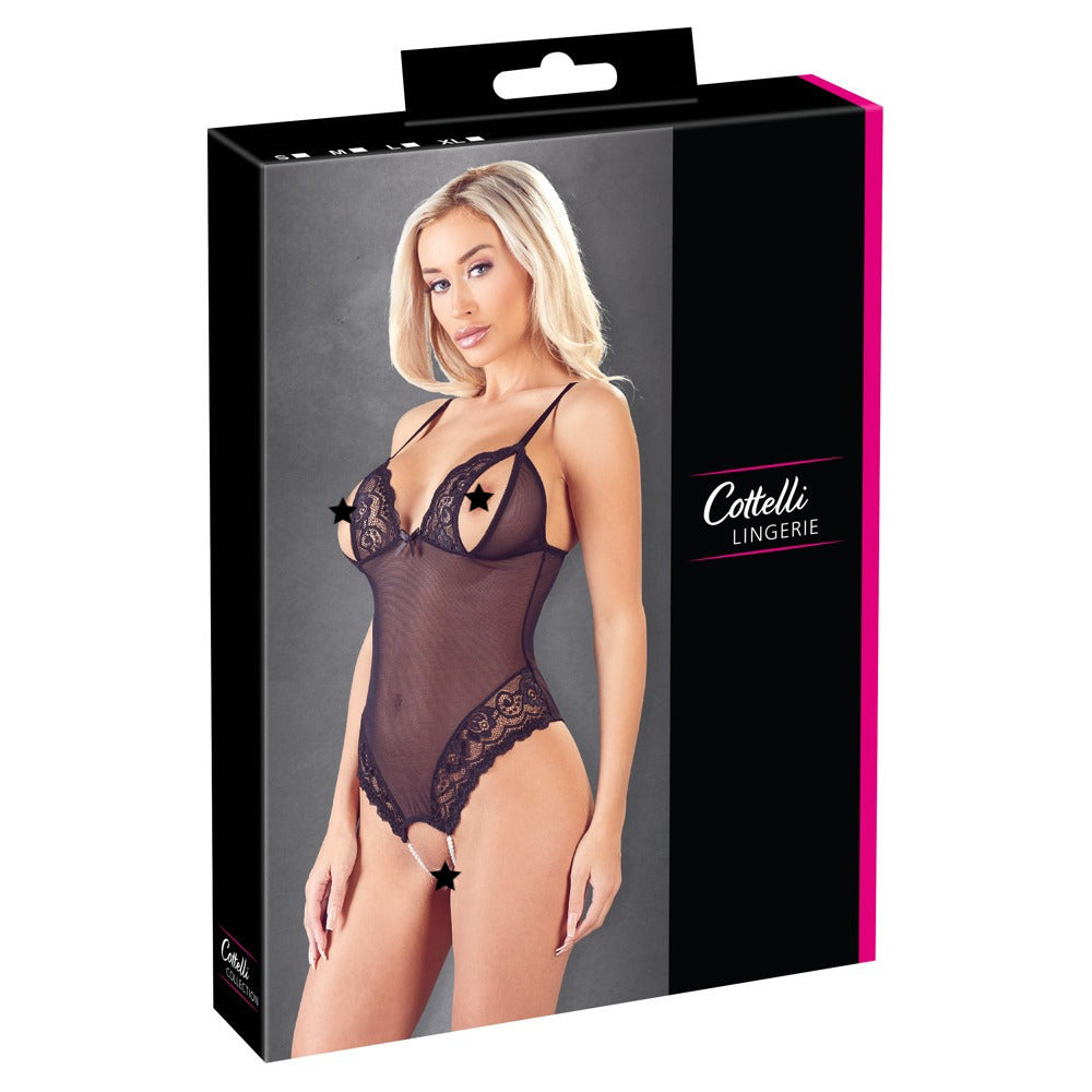 PlayBound UK adult toys & lingerie: cottelli crotchless peek a boo body