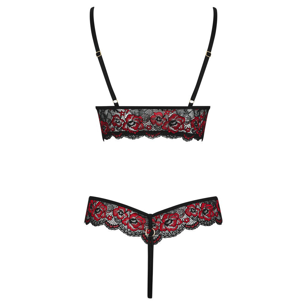 PlayBound UK adult toys & lingerie: cottelli crotchless body with lace