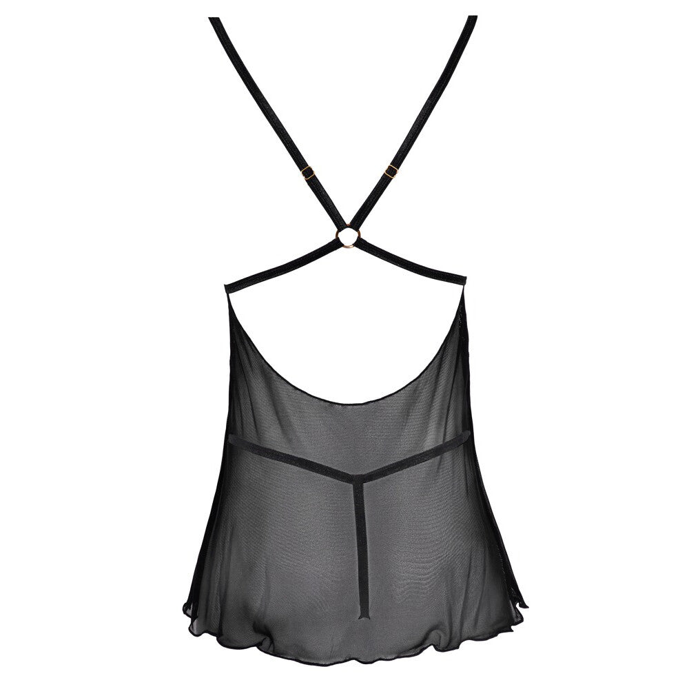 PlayBound UK adult toys & lingerie: cottelli backless babydoll with thong