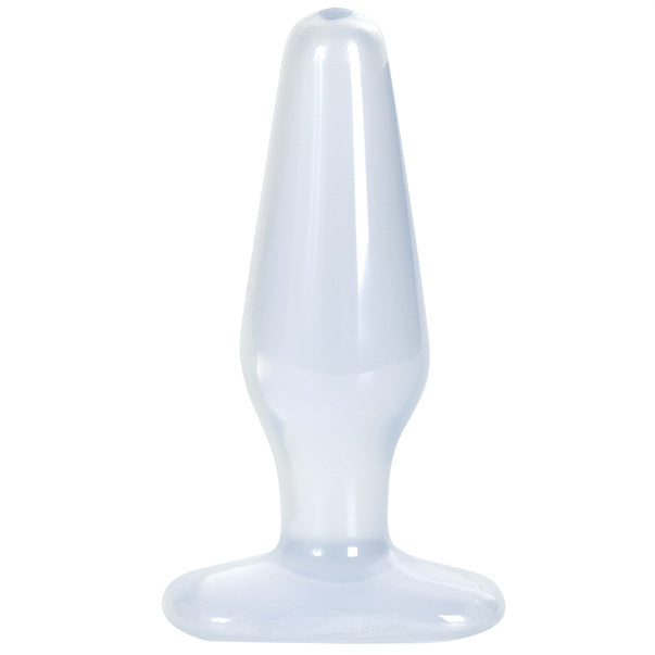 PlayBound UK adult toys & lingerie: butt plug clear jelly medium