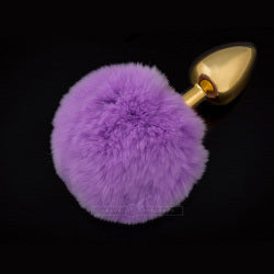 PlayBound UK adult toys & lingerie: dolce piccante jewellery plug with tail small purple