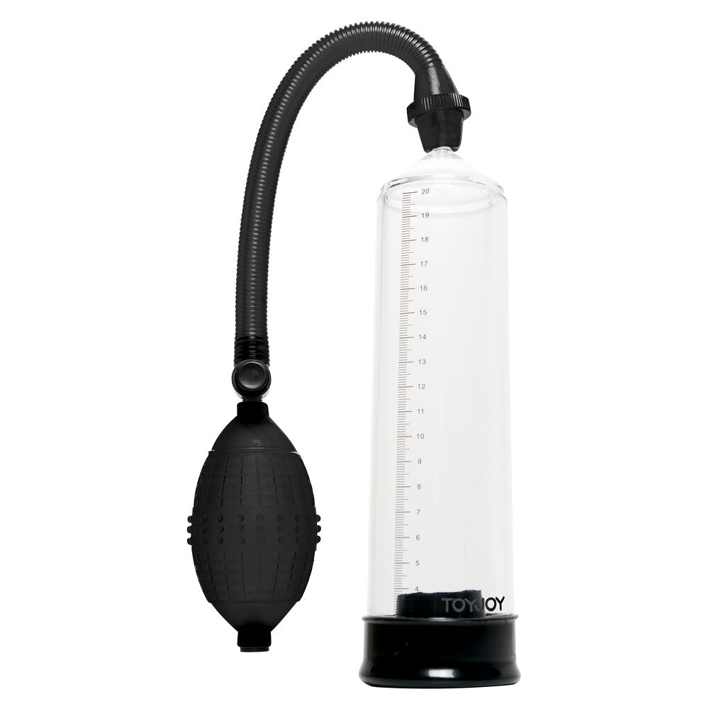 PlayBound UK adult toys & lingerie: toy joy rock hard black and clear penis power pump