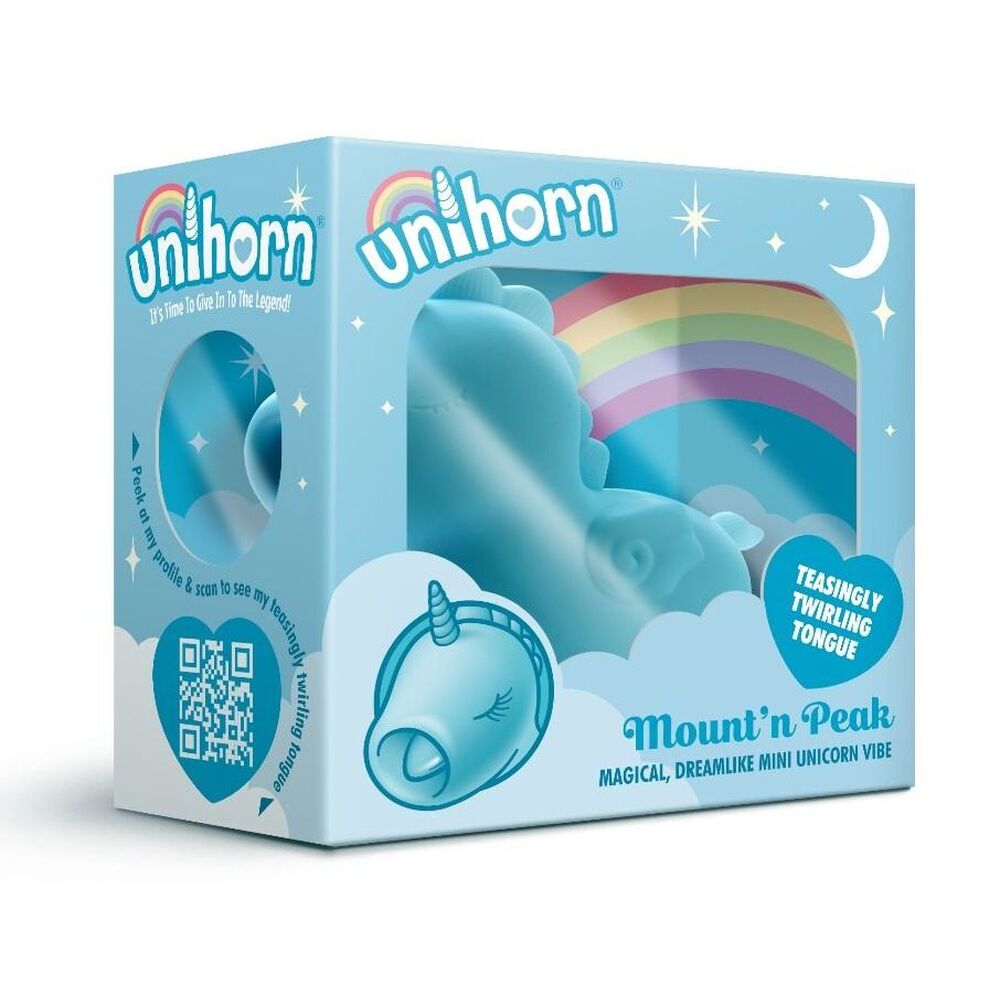 PlayBound UK adult toys & lingerie: unihorn mountn peak twirling tongue unicorn vibe
