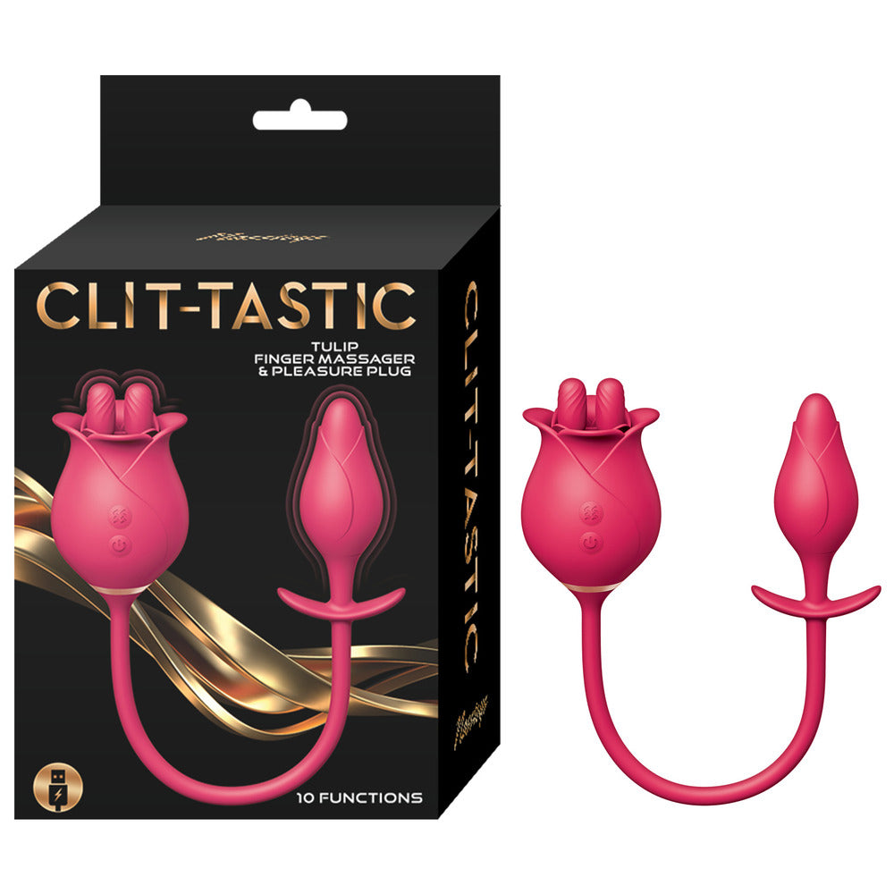 PlayBound UK adult toys & lingerie: clittastic tulip finger massager pleasure plug set
