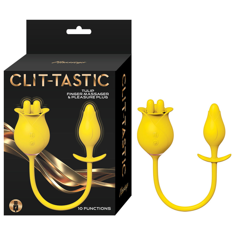 PlayBound UK adult toys & lingerie: clittastic tulip finger massager pleasure plug set 1
