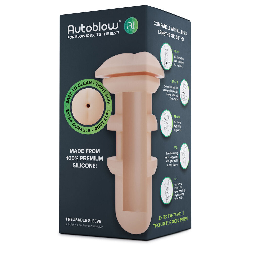 PlayBound UK adult toys & lingerie: autoblow a i reusable anus sleeve 1