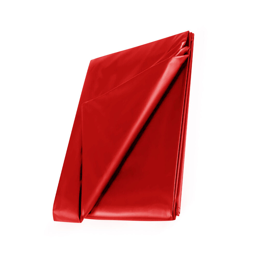 PlayBound UK adult toys & lingerie: wet play pvc bedsheet red 210x200cm