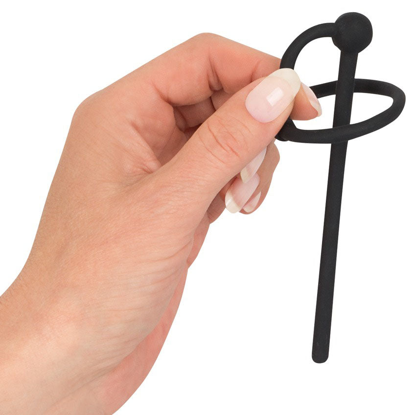 PlayBound UK adult toys & lingerie: penisplug piss play with glans ring