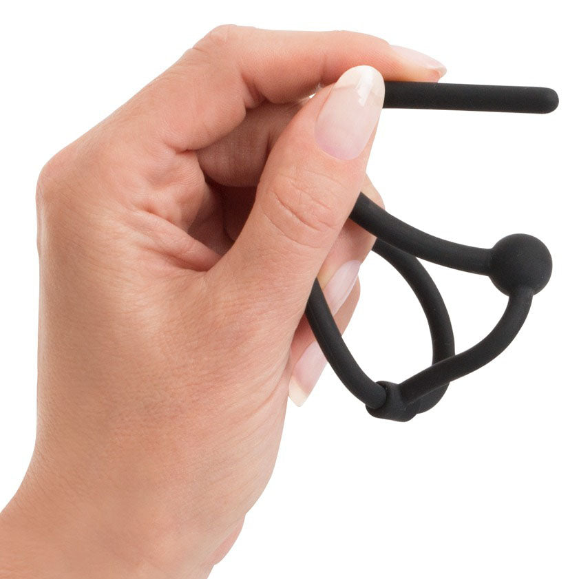 PlayBound UK adult toys & lingerie: penisplug piss play with glans ring