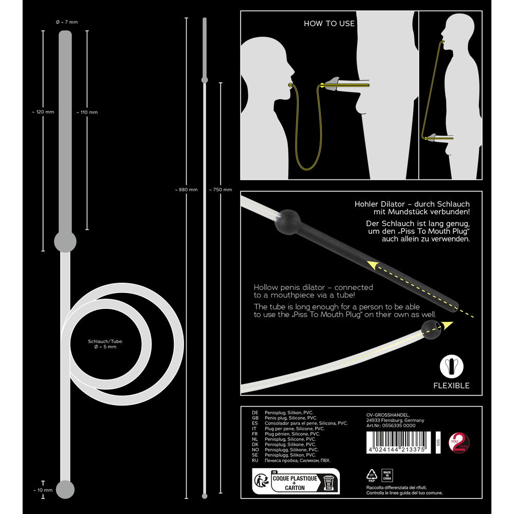 PlayBound UK adult toys & lingerie: piss to mouth dilator
