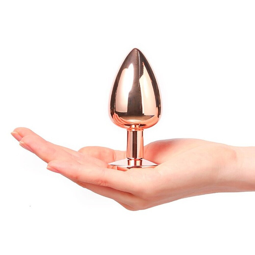 PlayBound UK adult toys & lingerie: dorcel diamond butt plug rose gold large