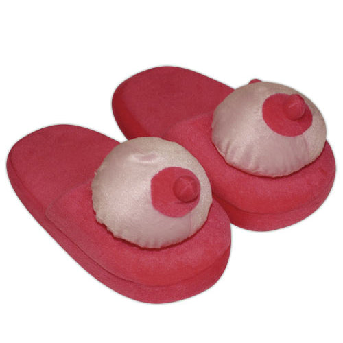 PlayBound UK adult toys & lingerie: pink boob slippers