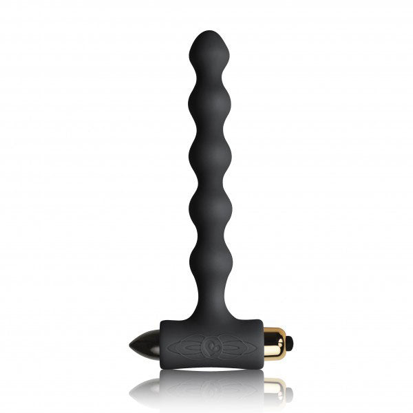 PlayBound UK adult toys & lingerie: rocks off pearls petite sensations black butt plug