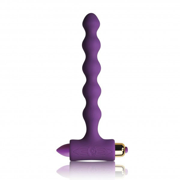 PlayBound UK adult toys & lingerie: rocks off pearls petite sensations purple butt plug