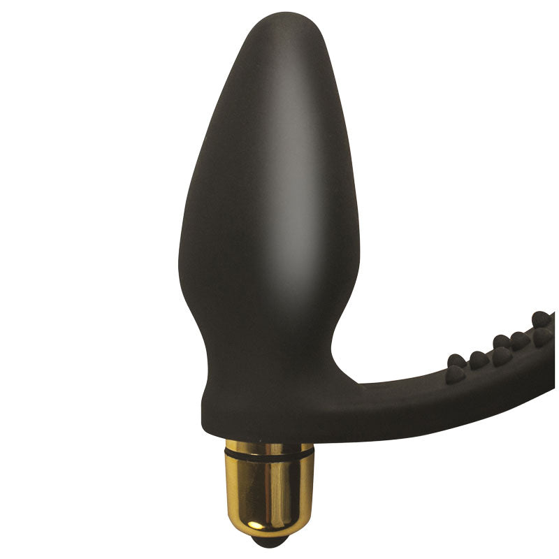 PlayBound UK adult toys & lingerie: rocks off 7 speed rozen cockring and anal plug black