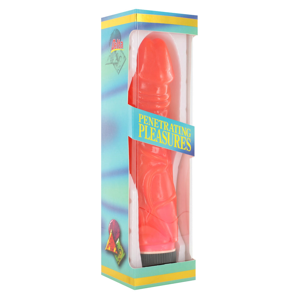 PlayBound UK adult toys & lingerie: jelly vibrator glitter pink