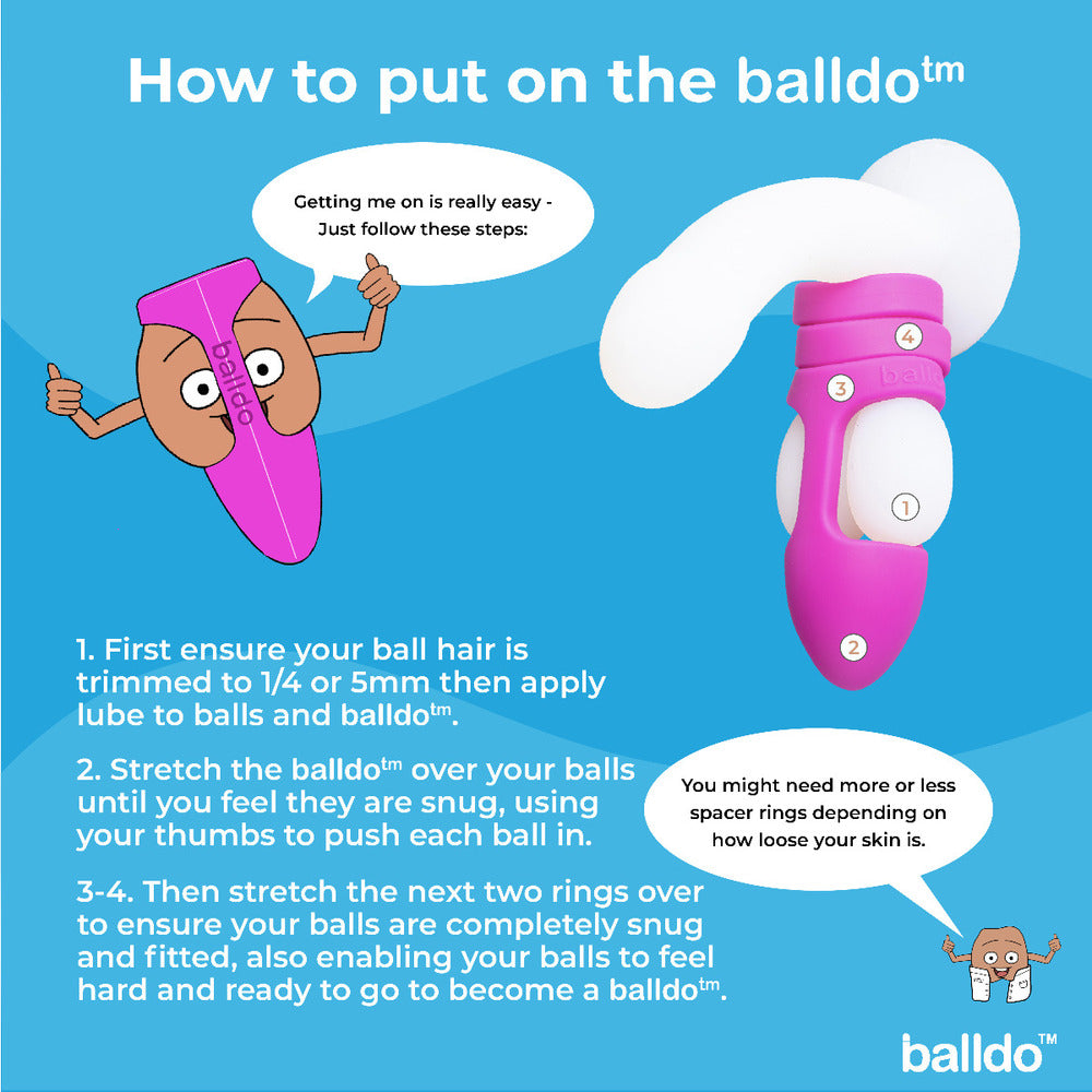 PlayBound UK adult toys & lingerie: balldo the worlds first ball dildo purple
