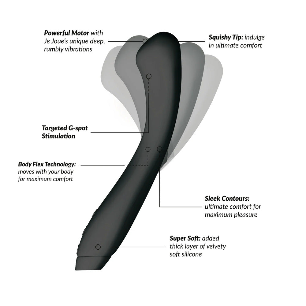 PlayBound UK adult toys & lingerie: je joue juno flex sleek gspot vibrator