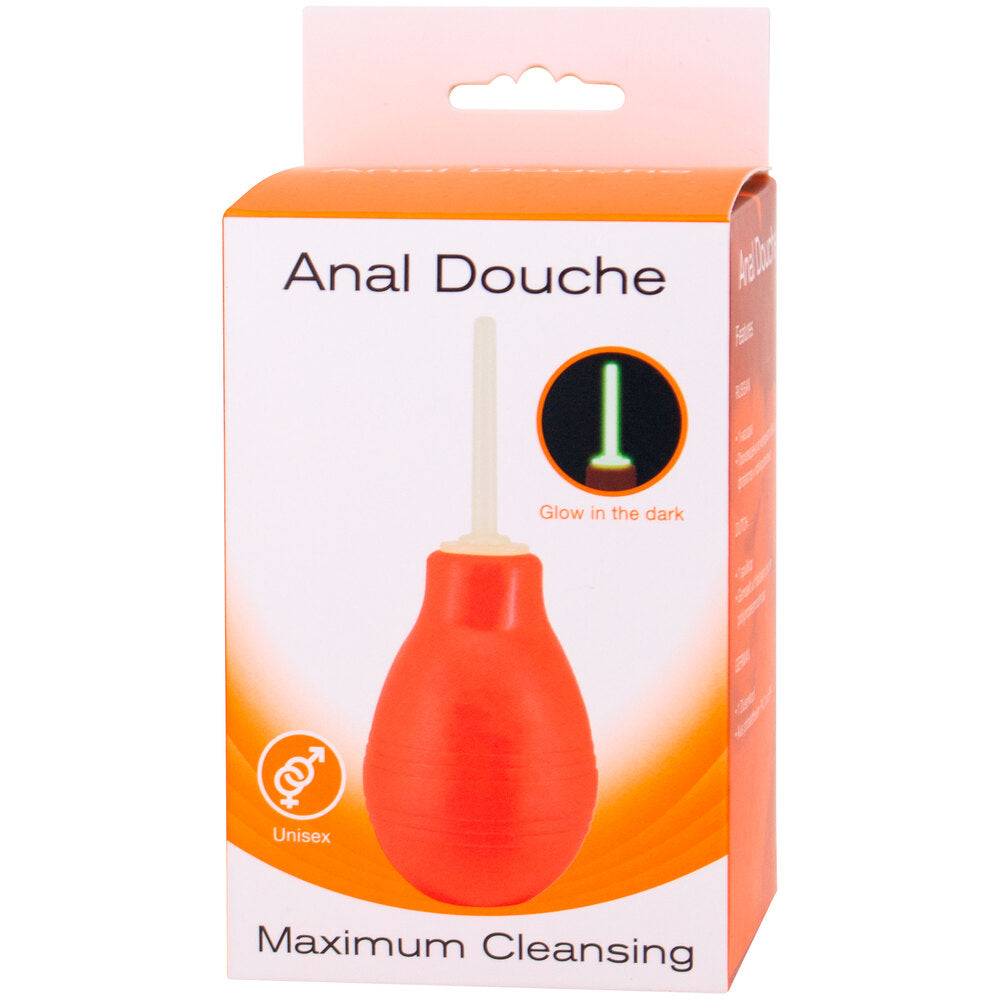 PlayBound UK adult toys & lingerie: anal douche with glow in the dark nozzle