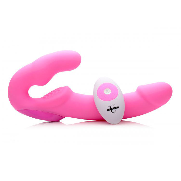 PlayBound UK adult toys & lingerie: strap u urge rechargeable vibrating strapless strap on with remo