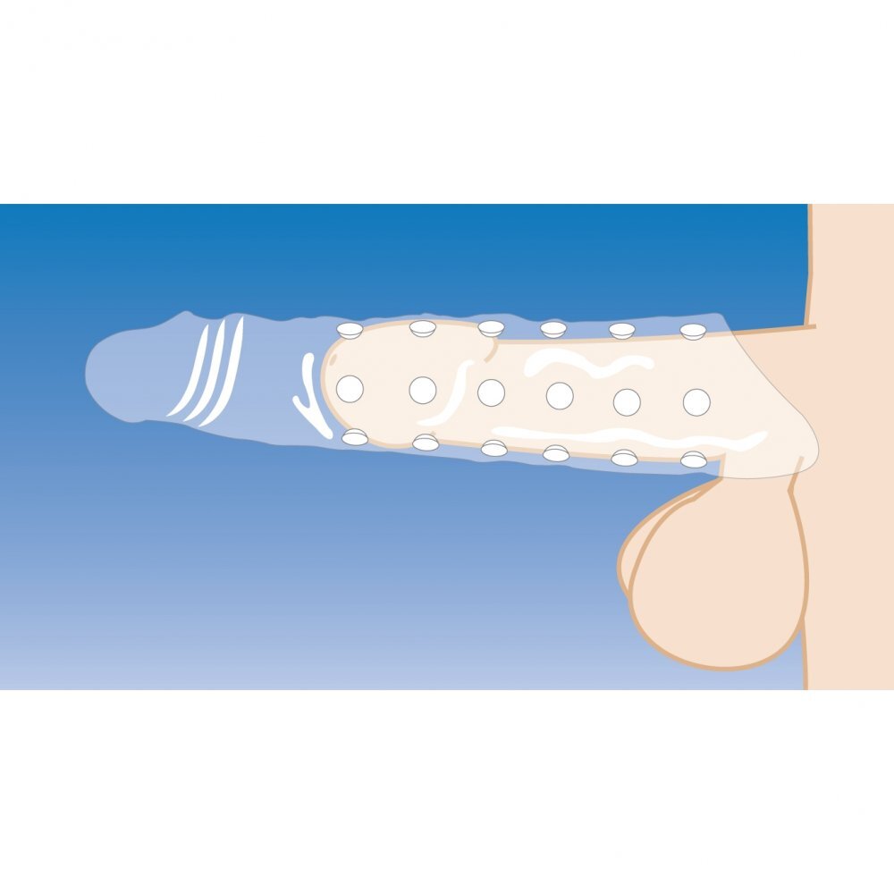 PlayBound UK adult toys & lingerie: size matters 3 inch clear penis extender sleeve