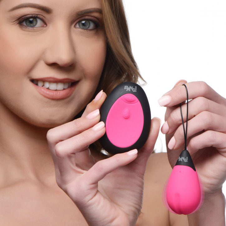 PlayBound UK adult toys & lingerie: 10x silicone vibrating egg pink