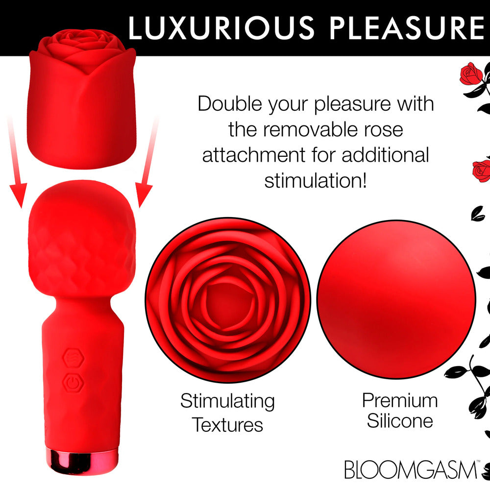 PlayBound UK adult toys & lingerie: xr bloomgasm rose petite mini wand