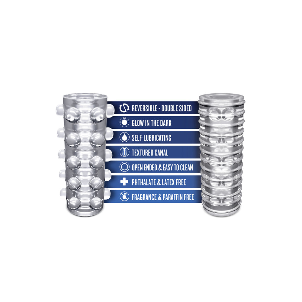 PlayBound UK adult toys & lingerie: rize swich self lubricating stroker clear