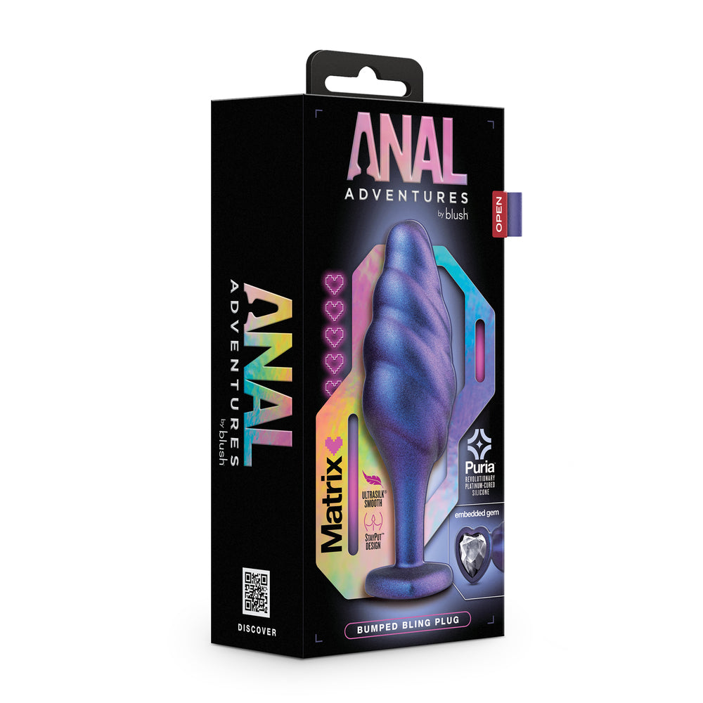 PlayBound UK adult toys & lingerie: anal adventures matrix bumped bling butt plug