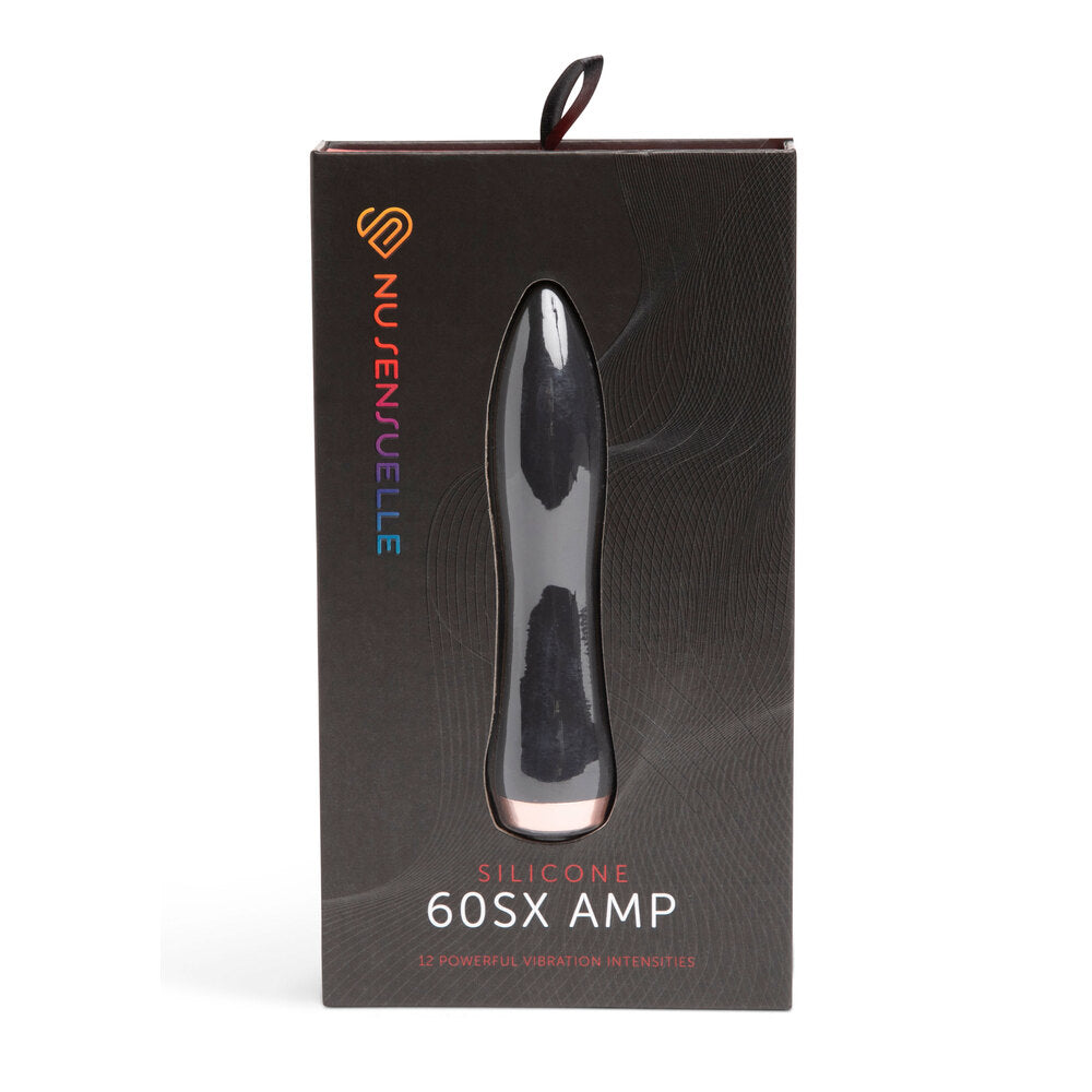 PlayBound UK adult toys & lingerie: nu sensuelle silicone 60sx amp bullet black
