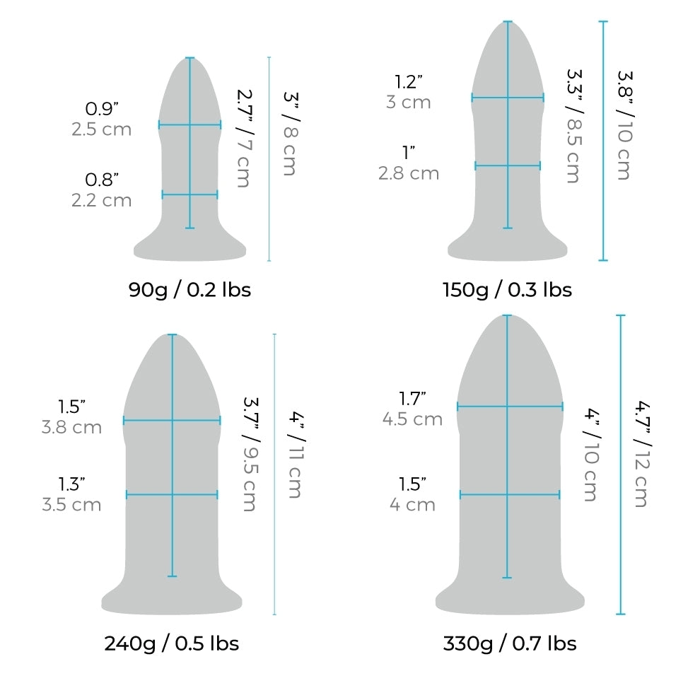 PlayBound UK adult toys & lingerie: bvibe anal dilators set